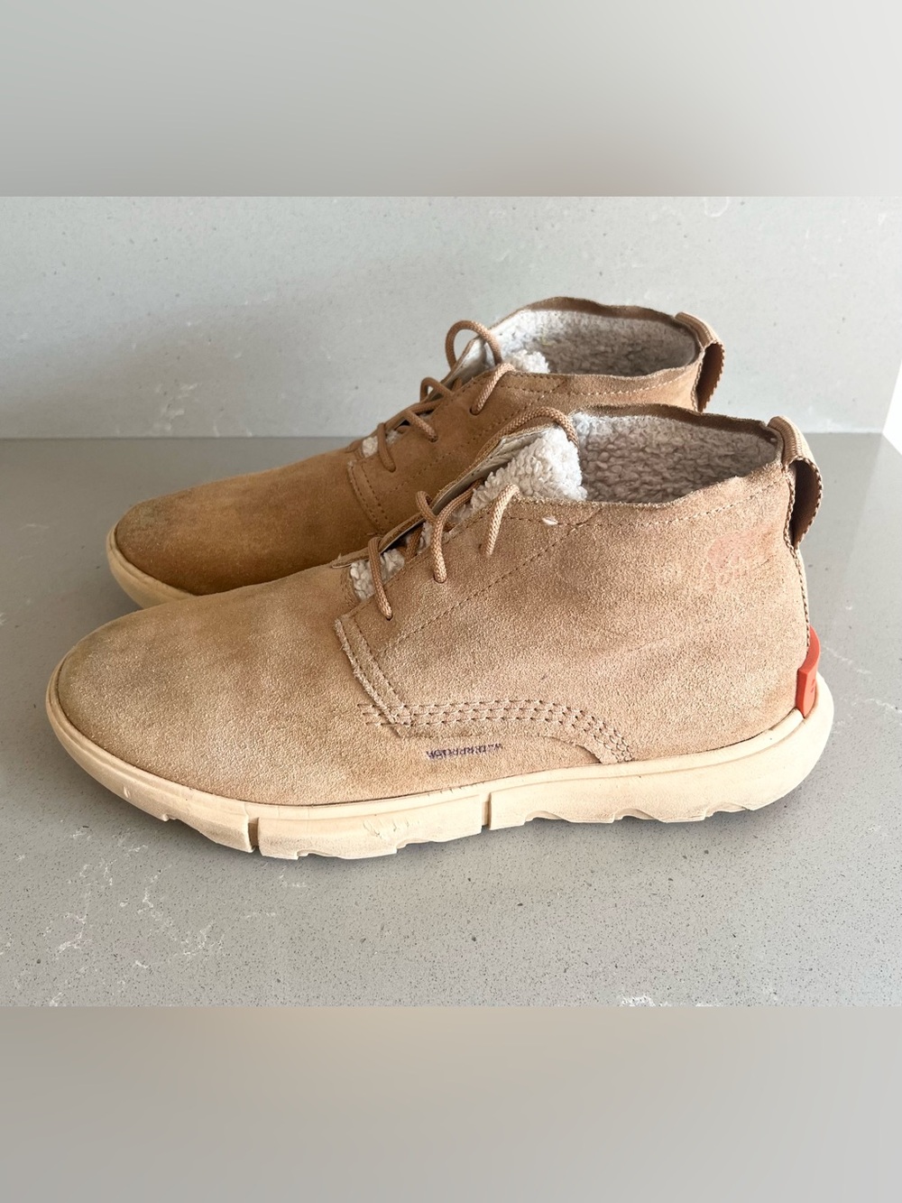 SOREL Explorer Next Drift Women's Boots Size 10 Brown Tan Suede Waterproof - Picture 2 of 12